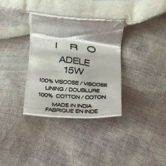 IRO Adele Ikat Print Shirred Mini Skirt 38 EU/ M US - Picture 10 of 13